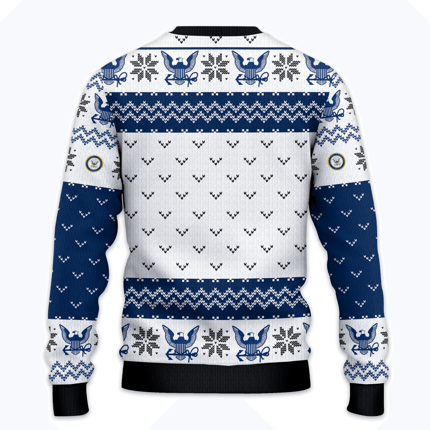 US NAVY 250th Years Of Service All-Over-Print Sweater