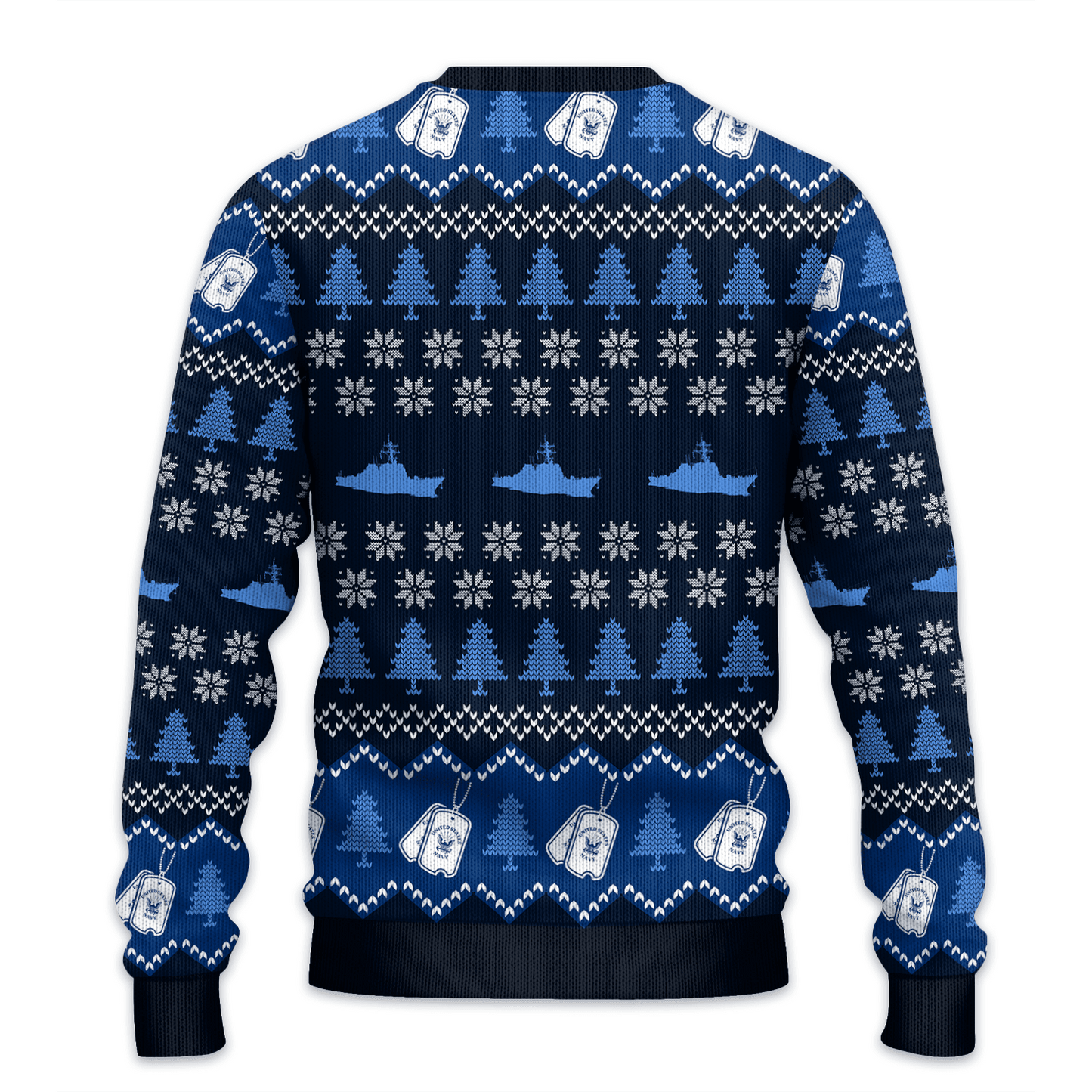 US NAVY 250th Years Of Service All-Over-Print Sweater