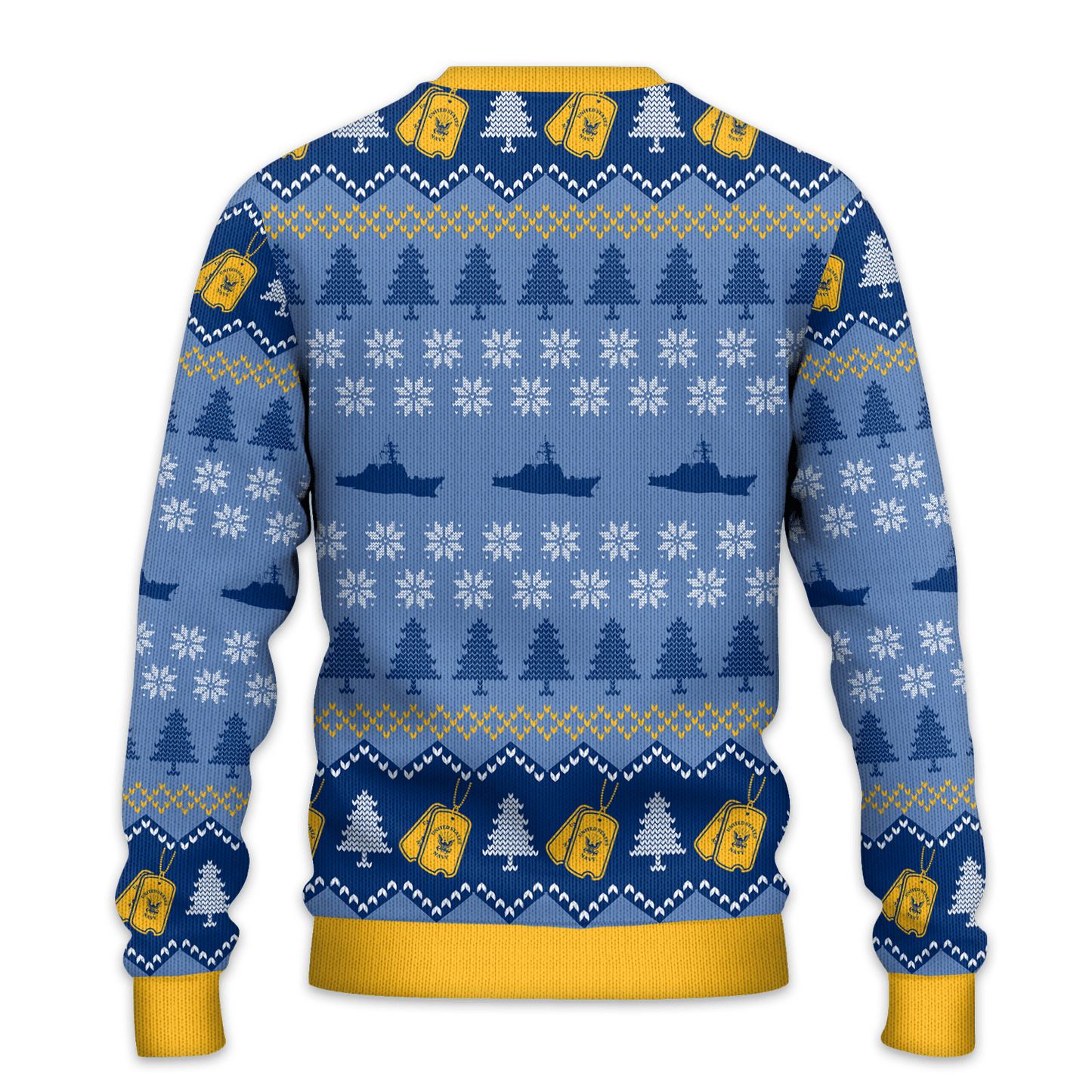 US NAVY 250th Years Of Service All-Over-Print Sweater