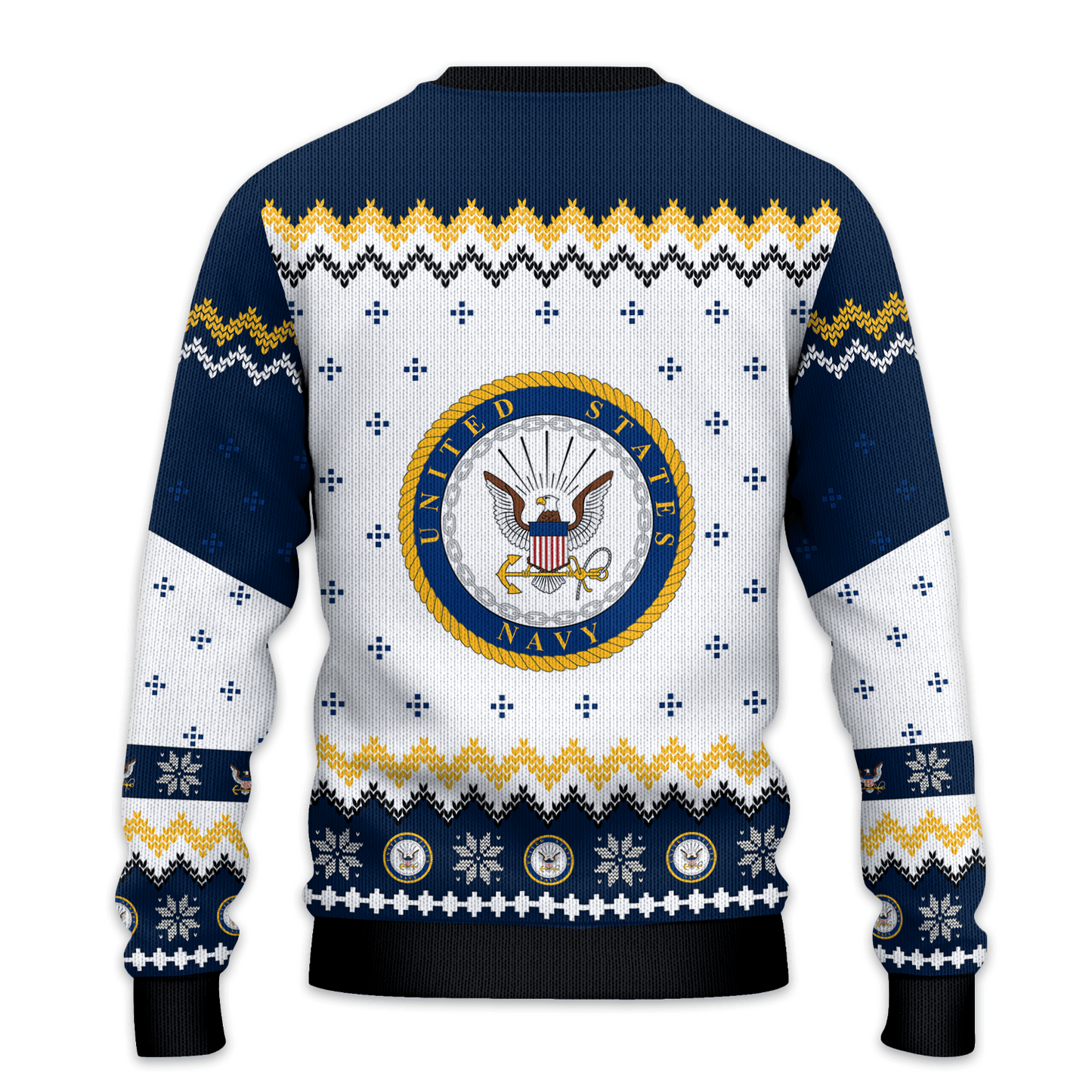 US NAVY 250th Years Of Service All-Over-Print Sweater