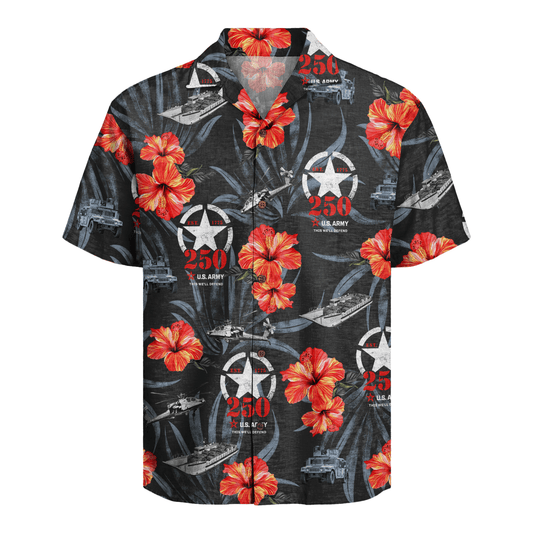 US Army 250th Years Of Service Hawaiian Shirt