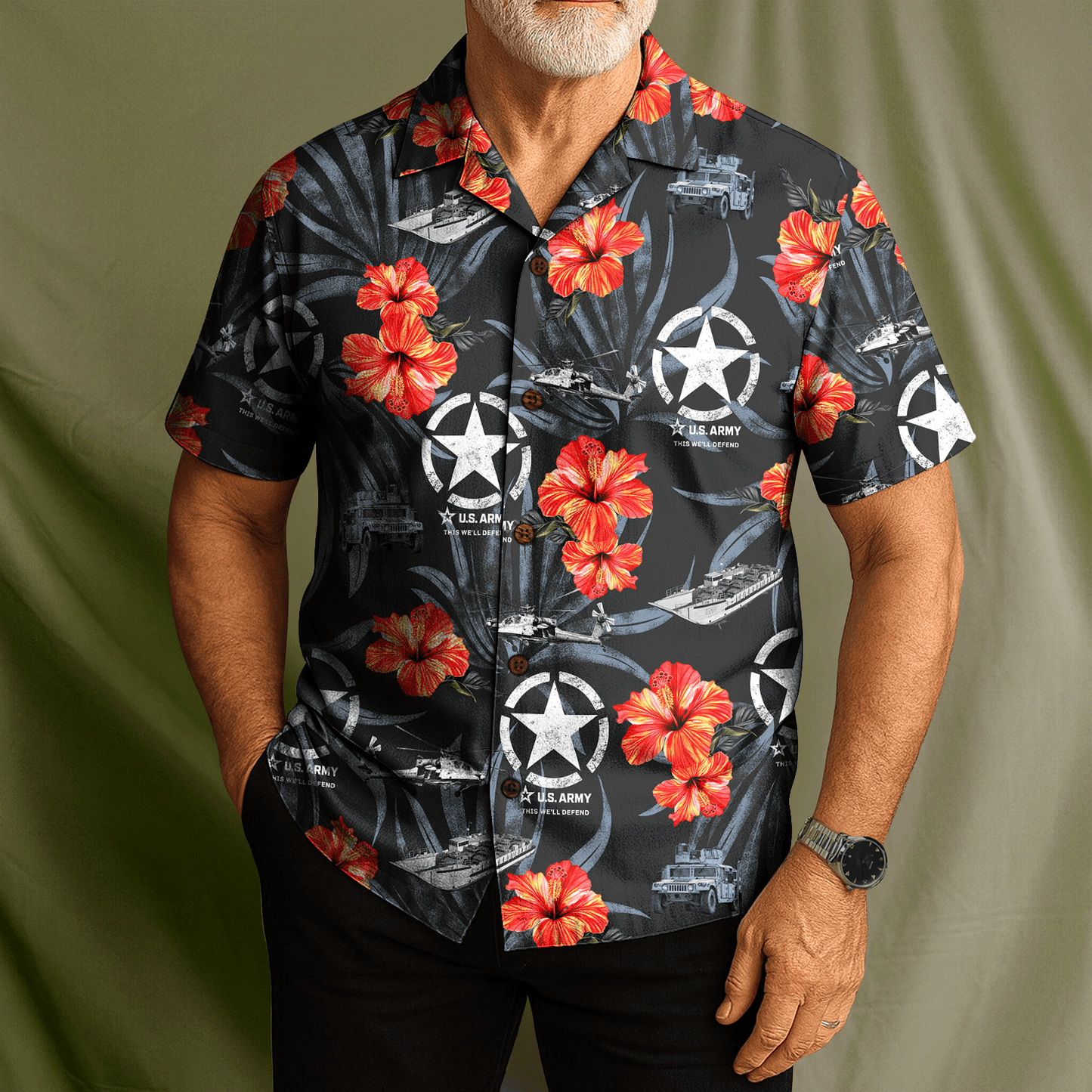 US Army Hawaiian Shirt