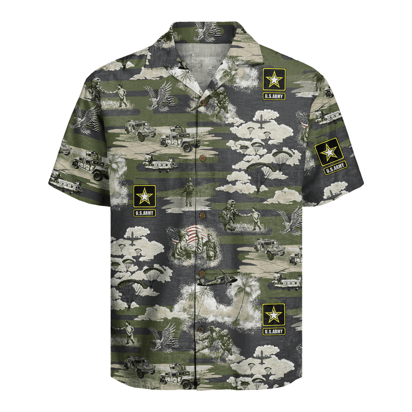 US Army Hawaiian Shirt