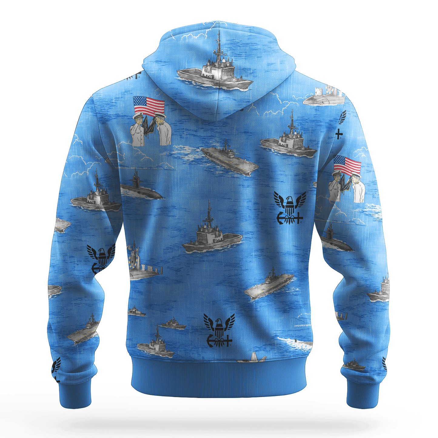 US NAVY 250th Years Of Service All-over Hoodie
