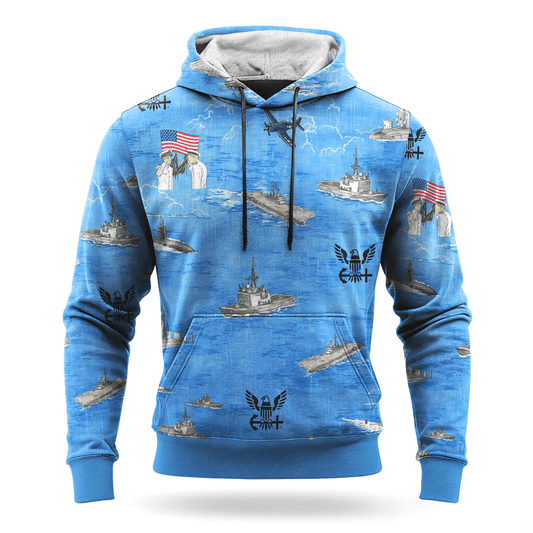 US NAVY 250th Years Of Service All-over Hoodie