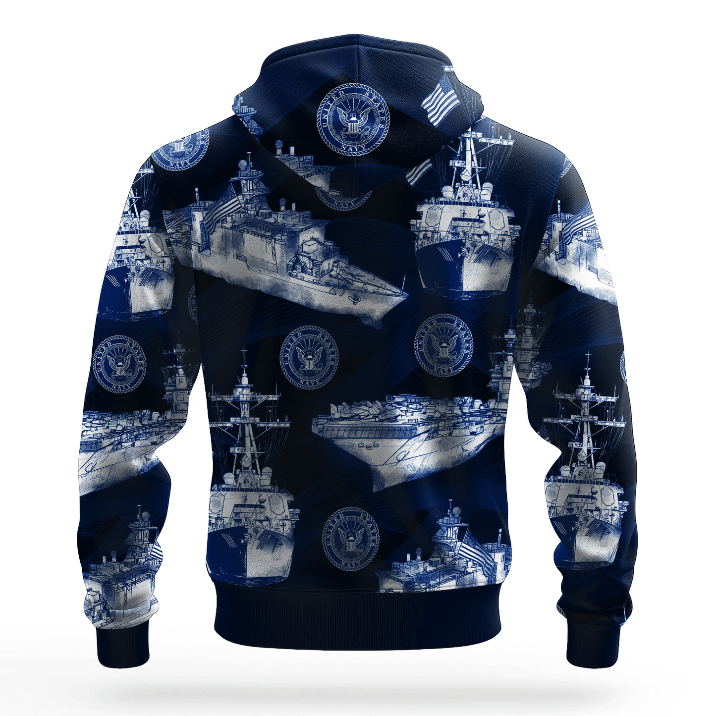 US NAVY 250th Years Of Service All-over Hoodie