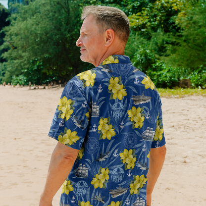 US NAVY 250th Years Of Service Hawaiian Shirt