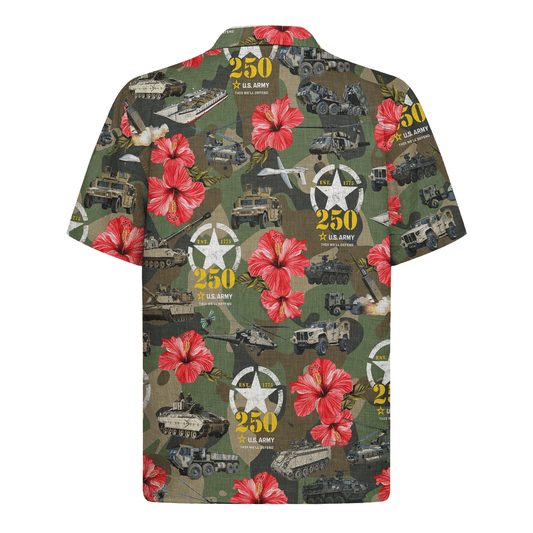 US Army 250th Years Of Service Hawaiian Shirt