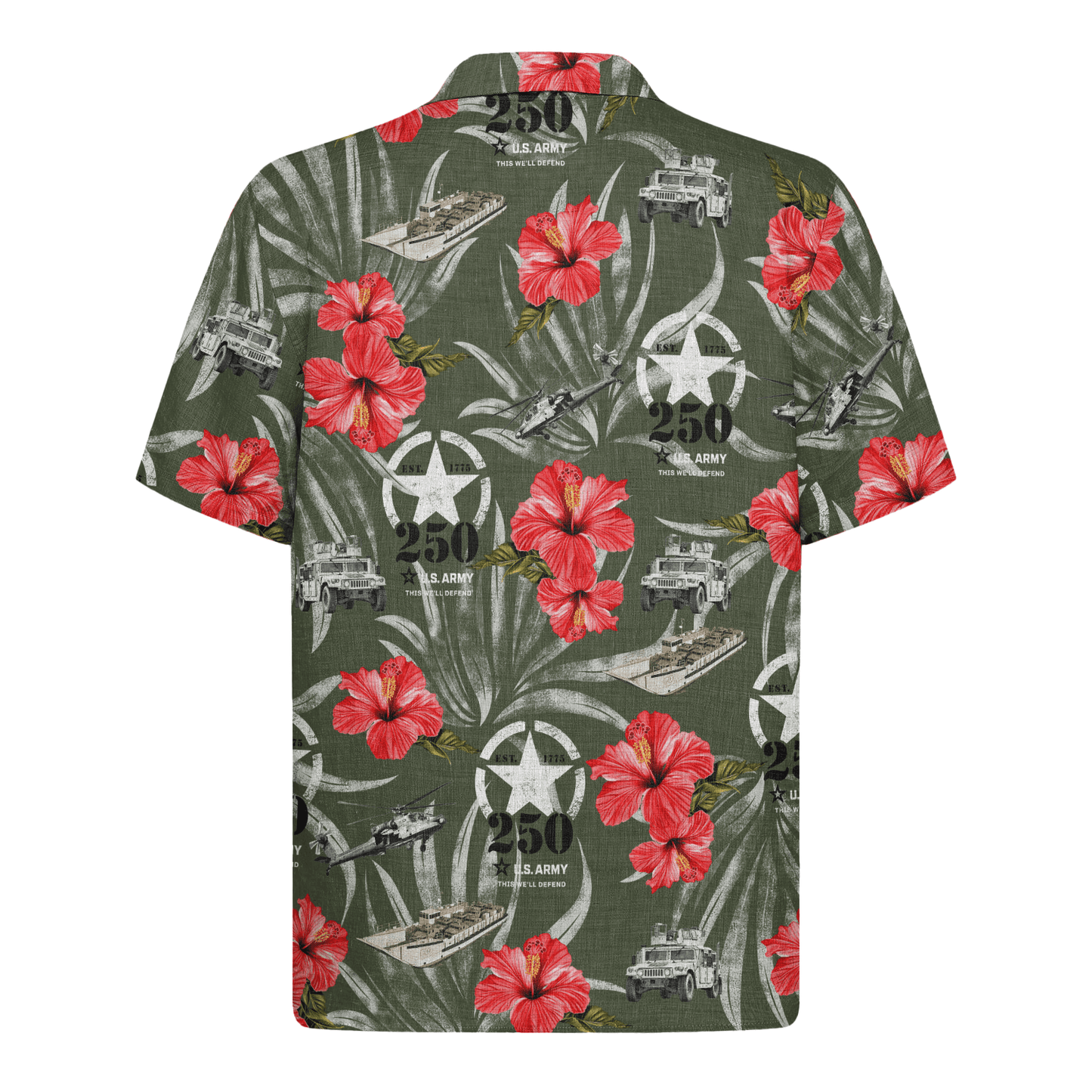 US Army 250th Years Of Service Hawaiian Shirt