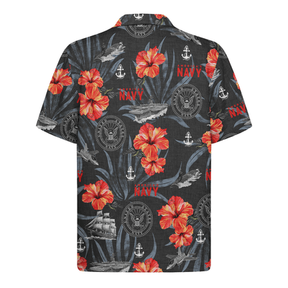 US Navy 250th Years Of Service Hawaiian Shirt