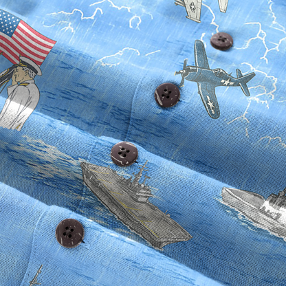 US Navy 250th Years Of Service Hawaiian Shirt