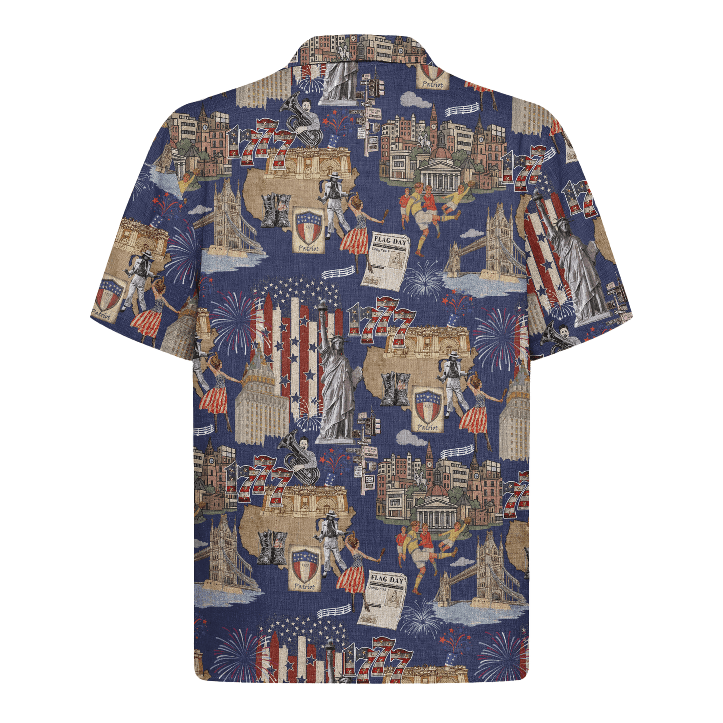 Back To 1777 Hawaiian Shirt
