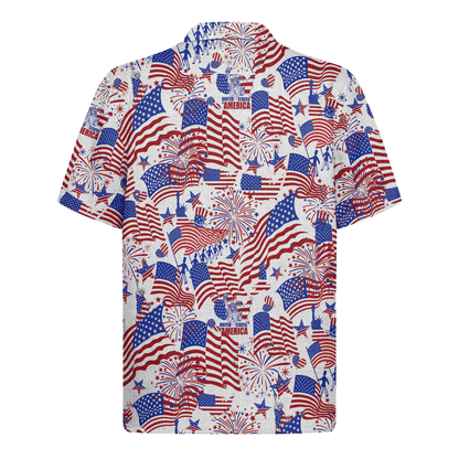 Happy USA Hawaiian Shirt
