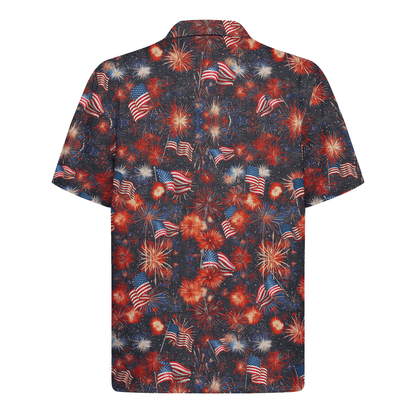 Patriotic Sparks Hawaiian Shirt