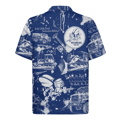 US Navy Seabees 250th Years Of Service Hawaiian Shirt