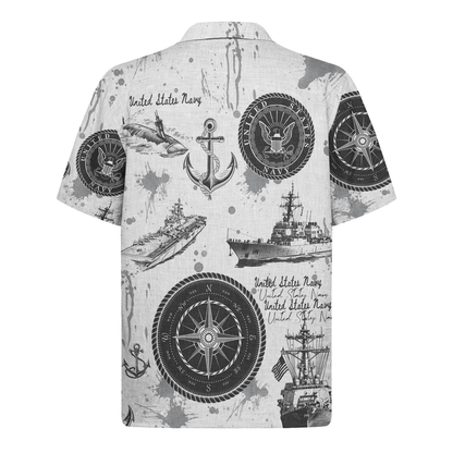 US Navy 250th Years Of Service Hawaiian Shirt