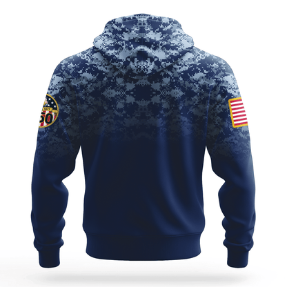 US NAVY 250th Years Of Service All-over Hoodie