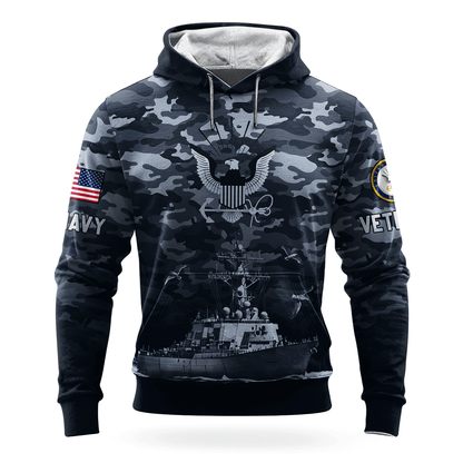 US NAVY 250th Years Of Service All-over Hoodie